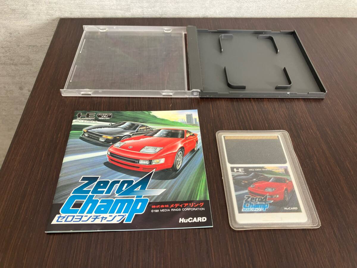 ◇◆#5444C PCエンジン Zero4 CHAMP ゼロヨン チャンプ HuCARD NEC メディアリング Huカード ゼロヨンチャンプ 現状保管品◆◇の画像5