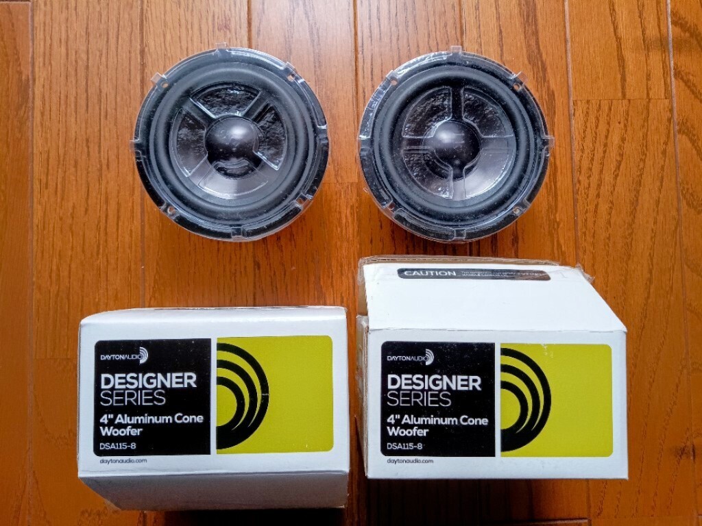 4 -inch woofer Daytonaudio DSA115-8 1 pair 2 piece new goods unused 