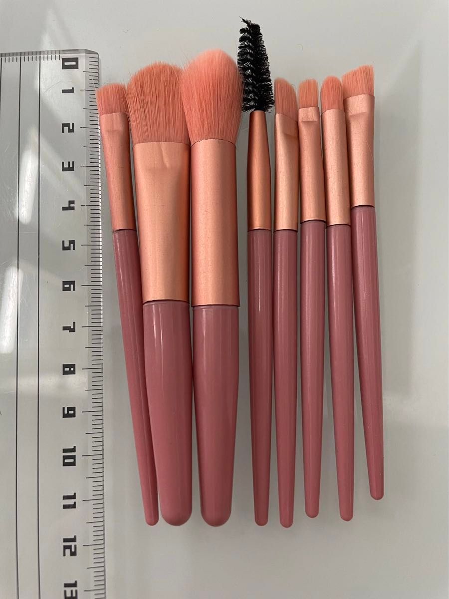 メイクブラシセット フェイス 化粧 ブラシ　8本セット　ピンク　メイク道具