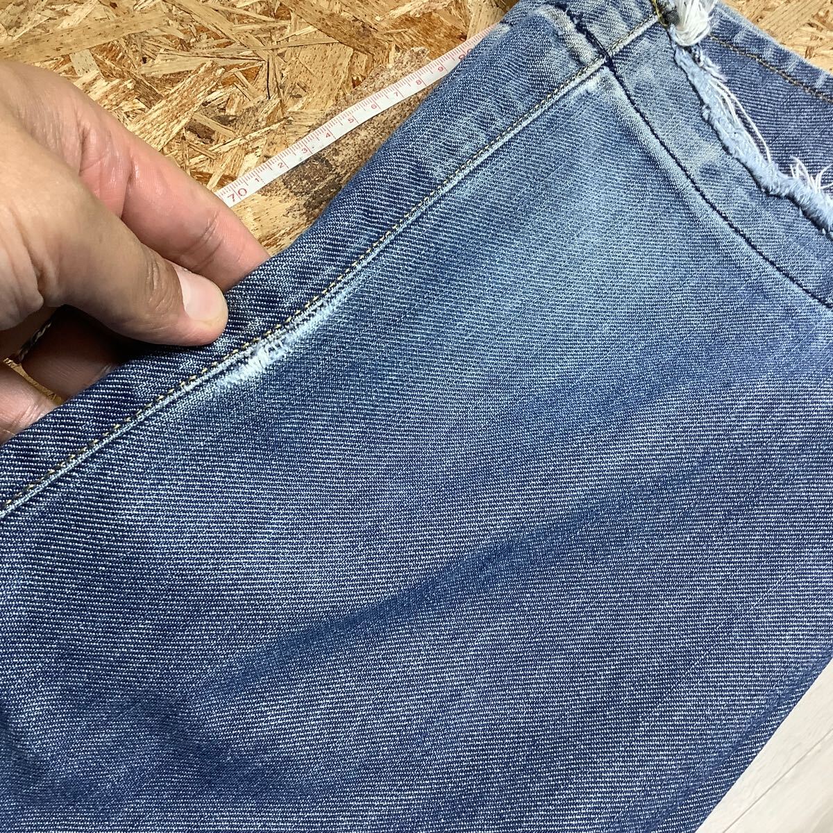 N-1260 Levi's ENGINEERED JEANS リーバイス エンジニアードジーンズ 立体裁断 デニムパンツ W29 ジーンズ 00's オールド 日本製 ジーパン_画像10