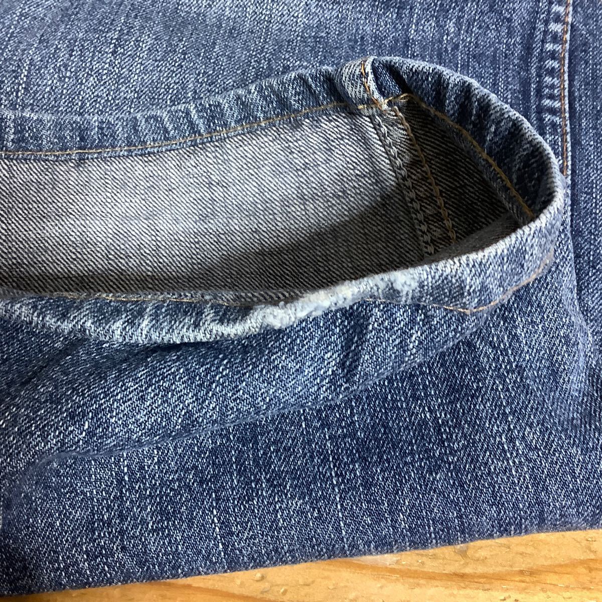 N-1283 Levi's リーバイス 502 デニムパンツ W33 ユーズド加工 00's オールド ジーンズ ジーパン 日本製_画像10