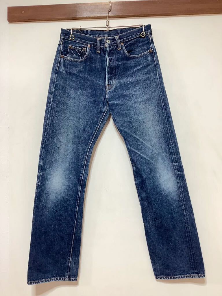 N-1250 DENIME ドゥニーム 75602 オリゾンディ デニムパンツ W31 ジーンズ ジーパン 赤耳 オールド アメカジ リペア_画像1