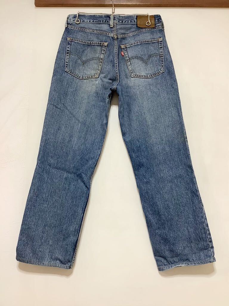 N-1283 Levi's リーバイス 502 デニムパンツ W33 ユーズド加工 00's オールド ジーンズ ジーパン 日本製_画像2