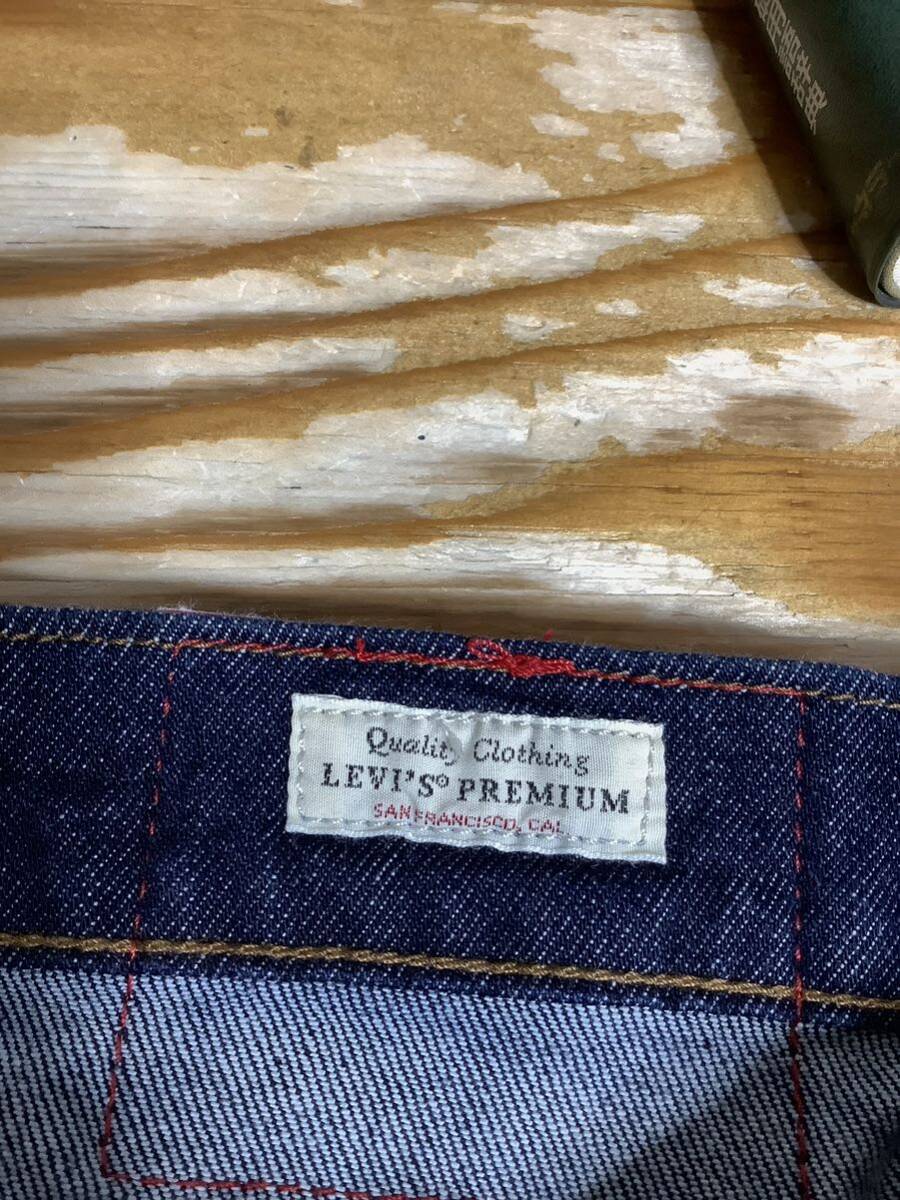 M-1219 Levi's PREMIUM ENGINEERED JEANS エンジニアードジーンズ LEJ502 立体裁断 デニムパンツ W28 ジーンズ ジーパン 濃紺の画像5