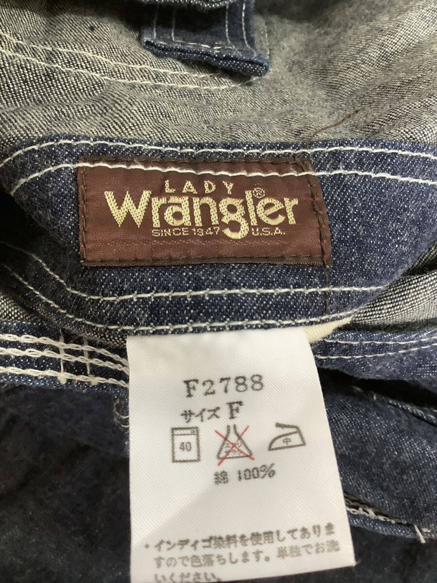 O-1229 Wrangler Wrangler F2788 комбинезон Denim комбинезон женский F рабочая одежда Work одежда сделано в Японии 