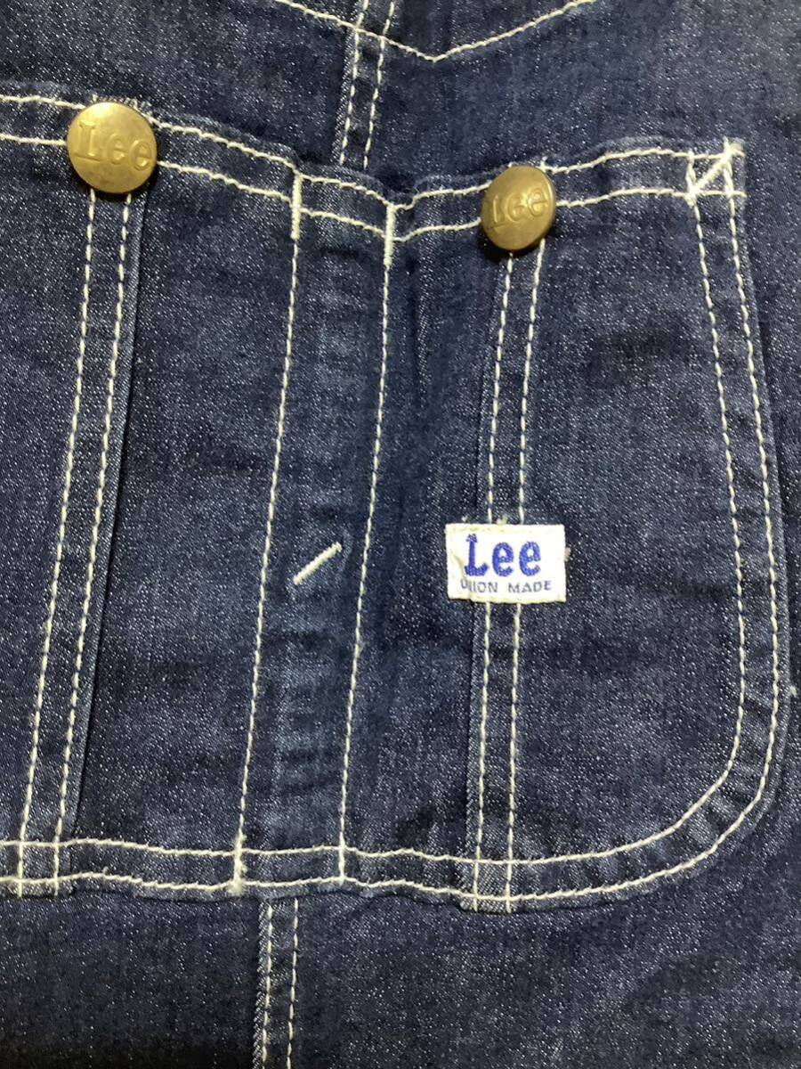O-1235 Lee Lee LL1150 комбинезон Denim комбинезон женский M темно синий рабочая одежда Work одежда тонкий 
