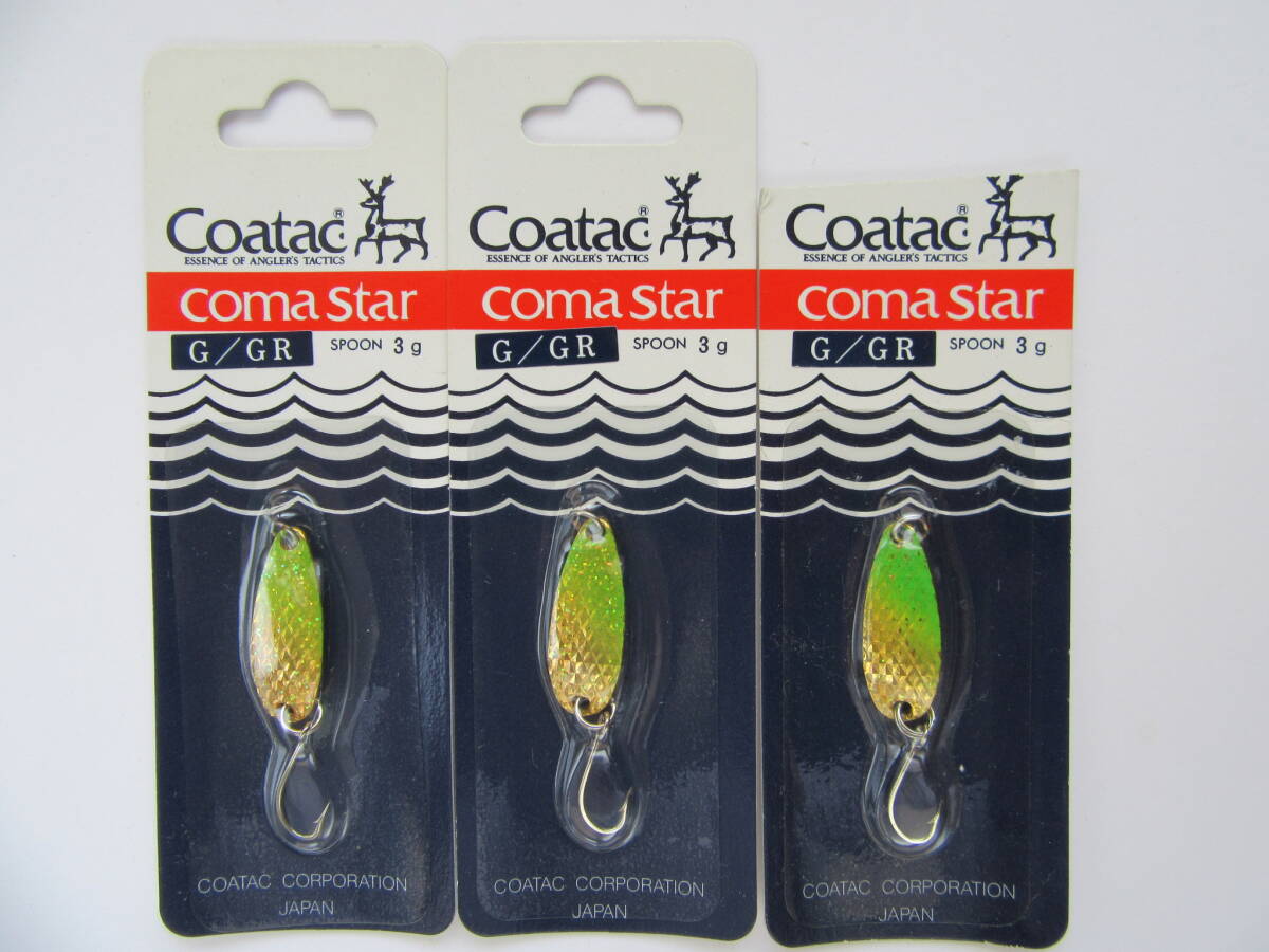 Coatac Coma Star spoon 3g コータック コマスター スプーン イワナ 渓流 岩魚 山女魚 トラウト_画像1