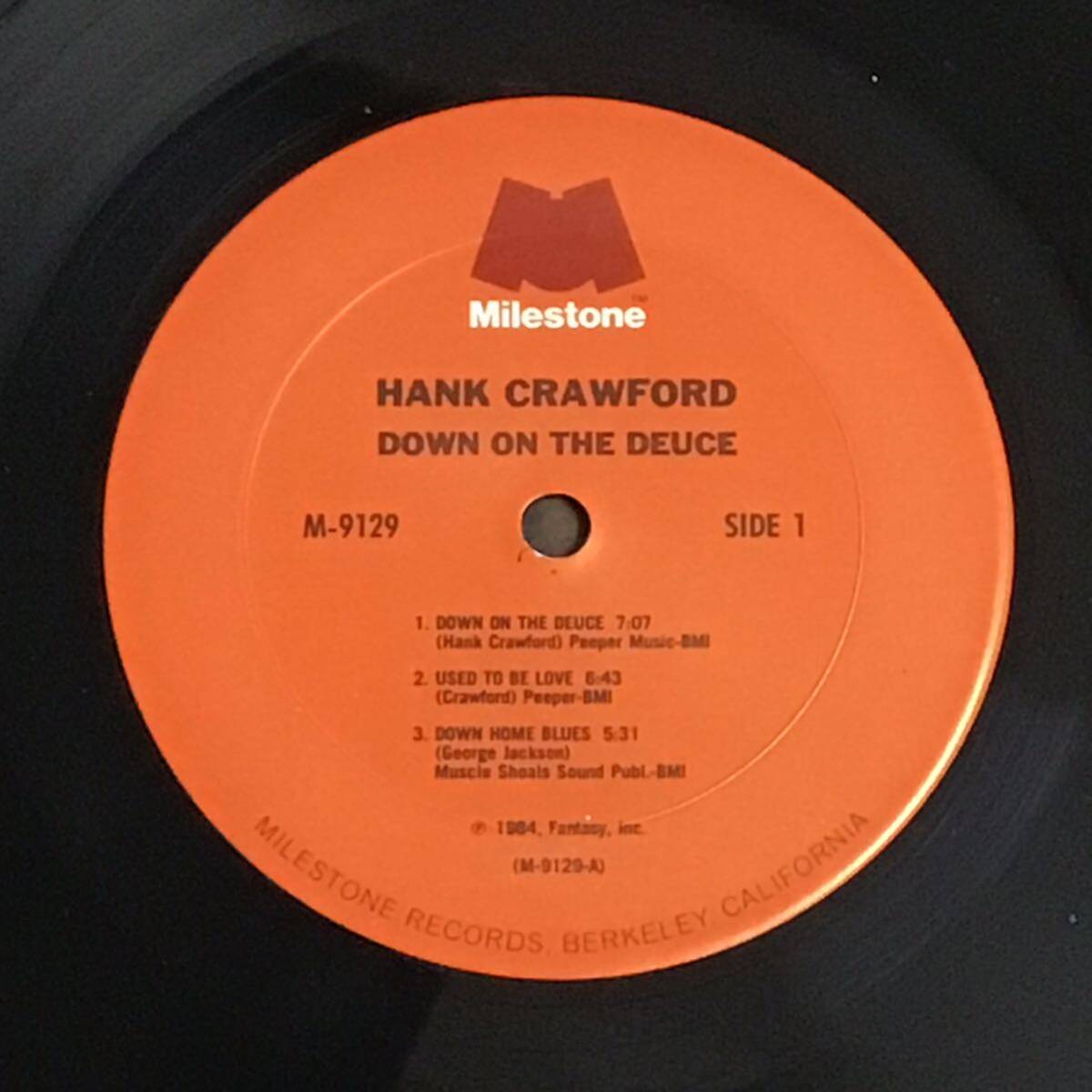 US盤/ HANK CRAWFORD/DOWN ON THE DEUCE / M9129_画像3