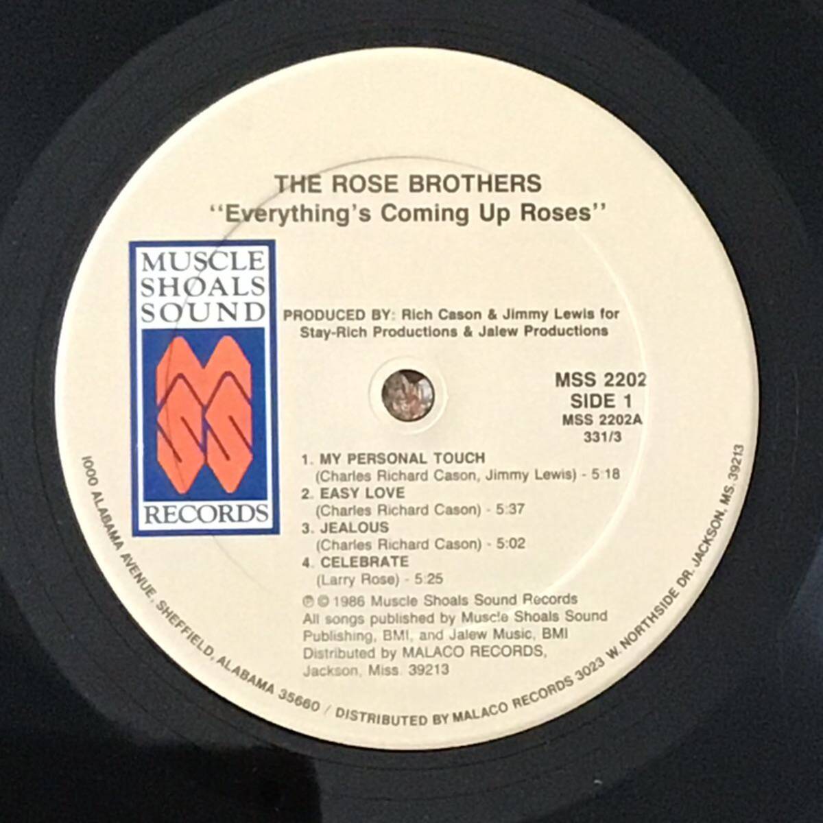 US盤 / The Rose Brothers / Everything’s Coming Up Roses_画像3