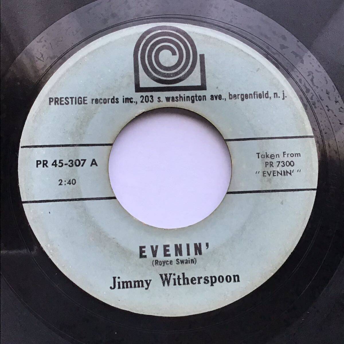 US盤 45 / Jimmy Witherspoon / Evenin' / Money Is Getting Cheaper_画像2