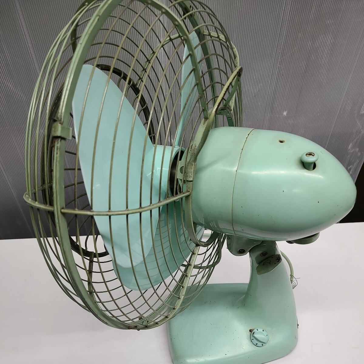  Showa Retro античный вентилятор Mitsubishi подлинная вещь 