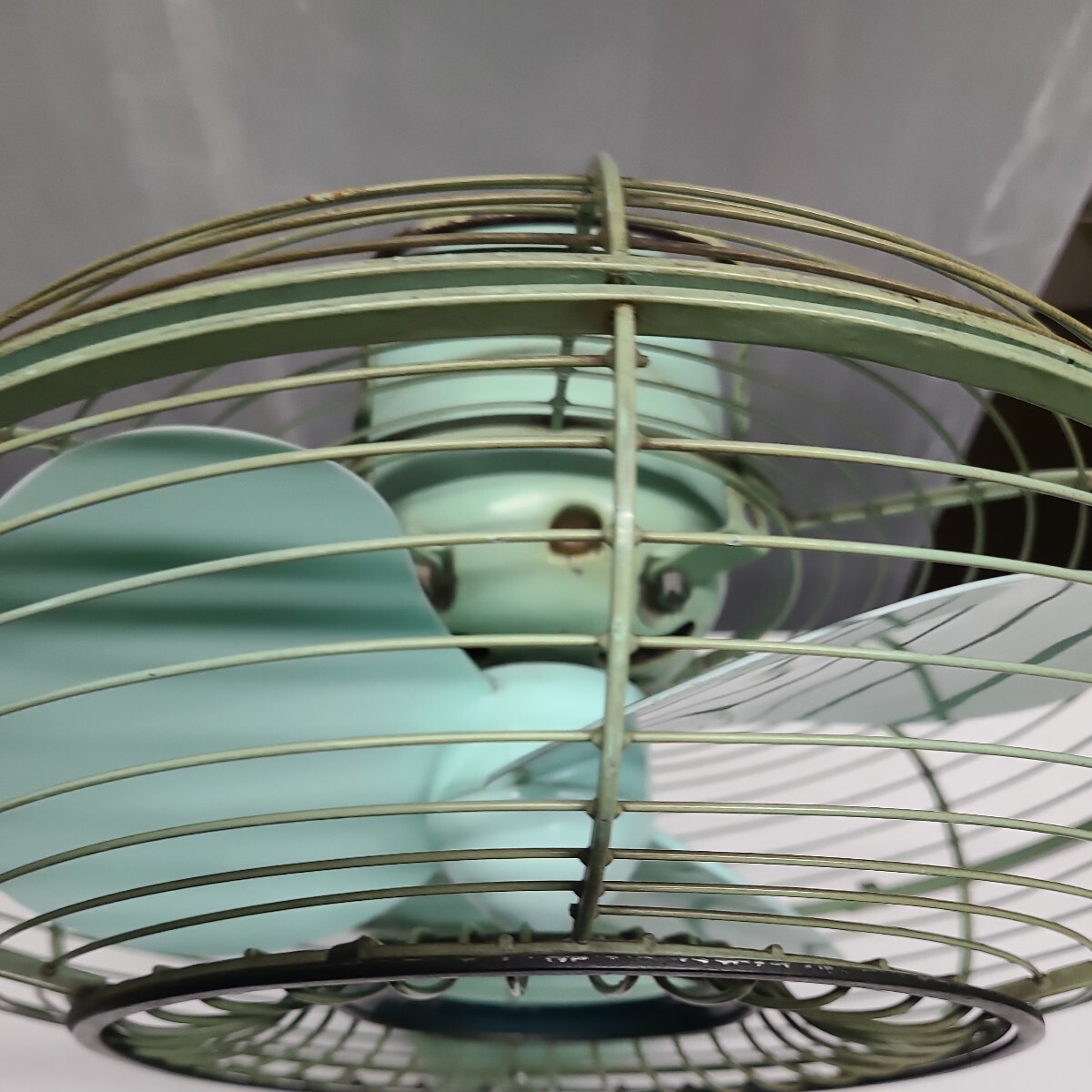  Showa Retro античный вентилятор Mitsubishi подлинная вещь 