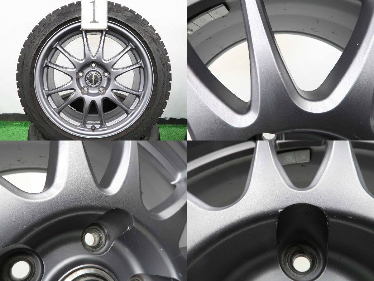 4本 社外 17インチ 8J+46 114.3 スタッドレス ブリヂストン ブリザック 235/45R17 インプレッサ WRX STi GVB GVF GRF GRB GDB タイヤおまけ_商品の直接の引渡しは対応できかねます。