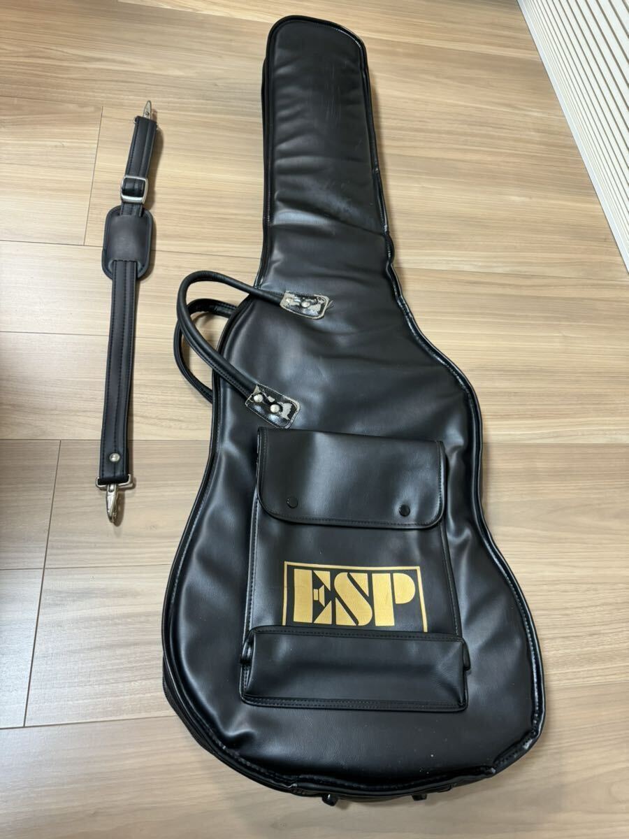 ギグバッグ ESP エレキベース用 レザー ソフトケース 黒_画像1