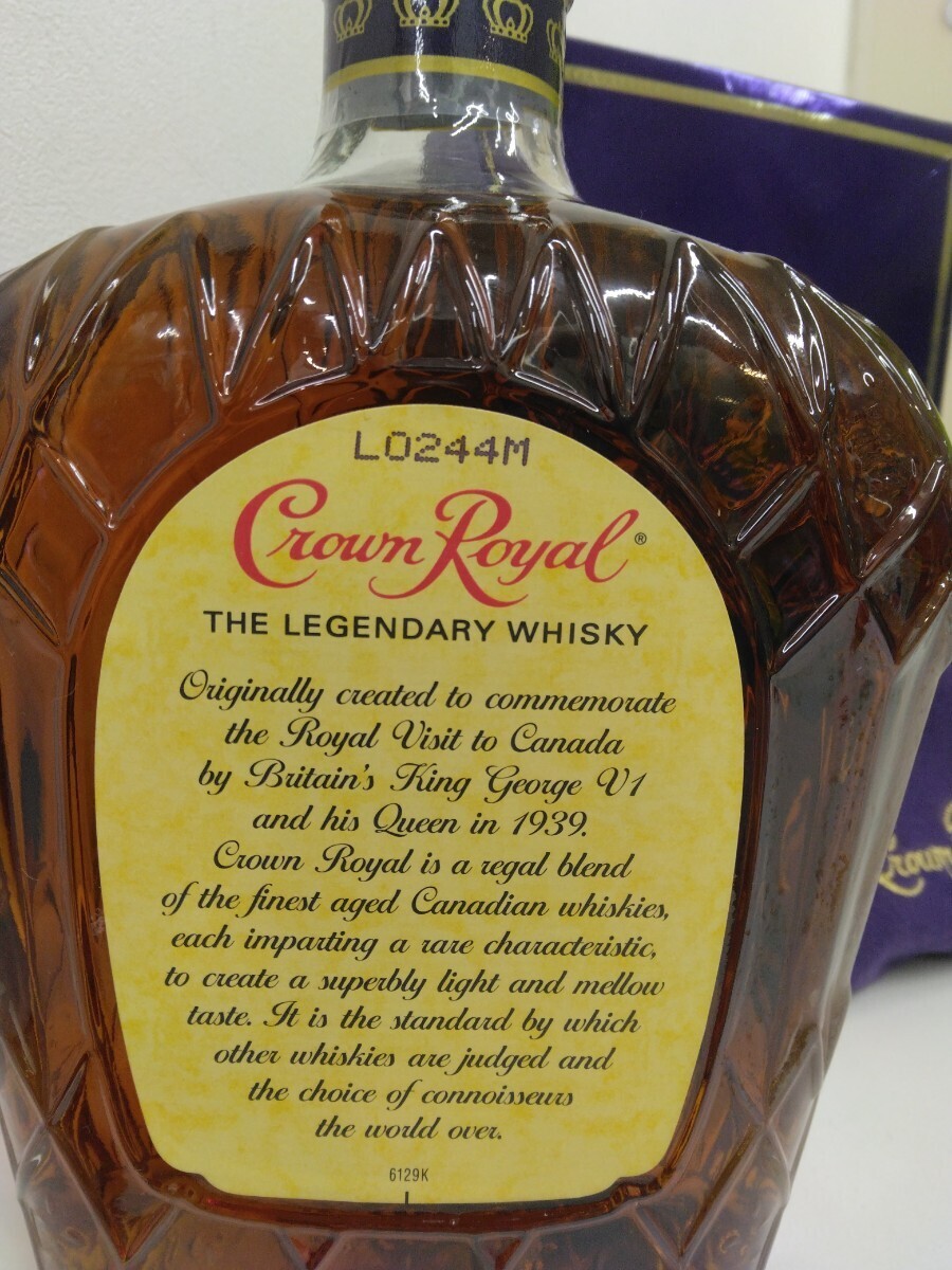  Crown royal 3 шт. комплект Canadian виски 1000ml 2 шт 750ml 1 шт. 