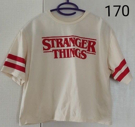 着用回数少★H&M プリントTシャツ　ロゴ Tシャツ　サイズ170