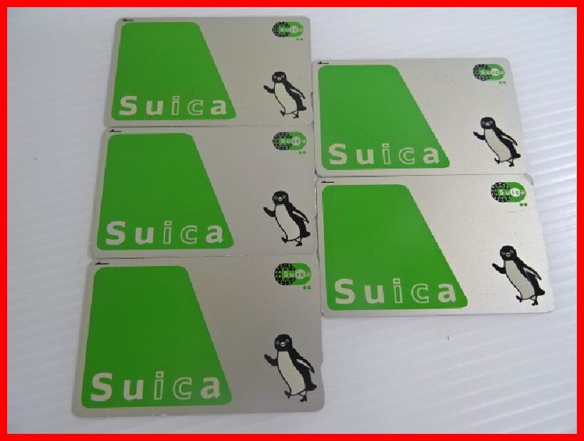  2405★A-1589★Suica スイカ 10枚 47. 鉄道ICカード 通勤 通学 レジャー 中古の画像3