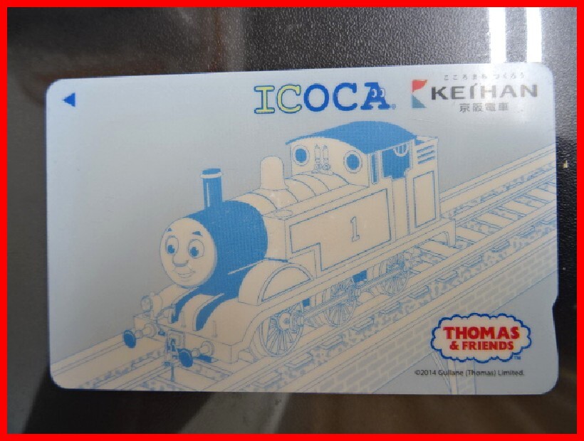  2405★A-1621★ICOCA京阪電車 トーマス 鉄道ICカード 通勤 通学 レジャー　中古_画像1