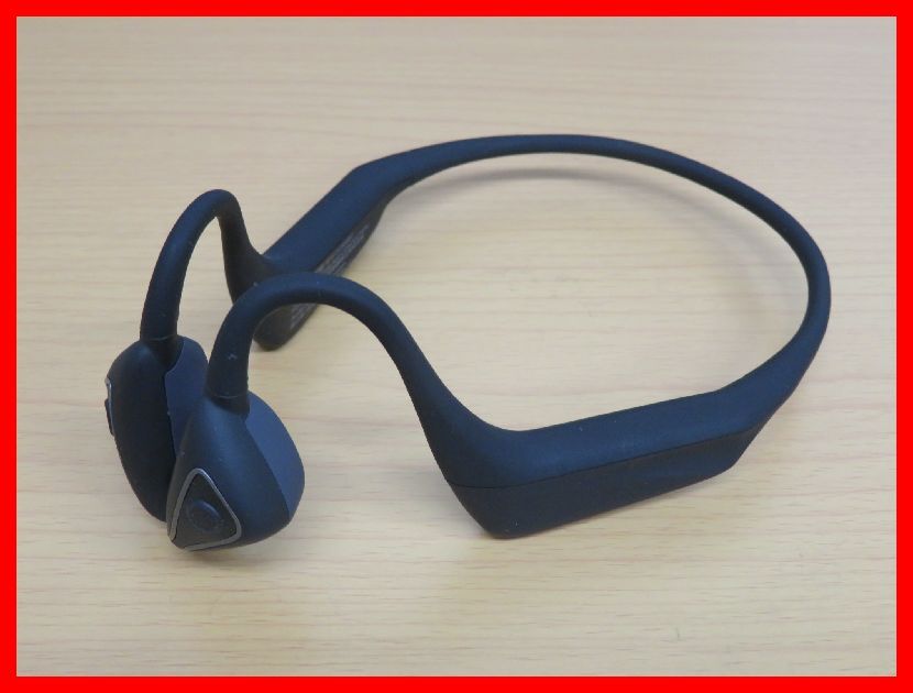 2405★M-1329★オーディオテクニカ ATH-CC500BT ワイヤレス軟骨伝導ヘッドフォン Bluetooth ブラック 中古品の画像1