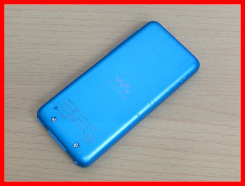 2405★M-1340★SONY ソニー NW-S313 4GB ウォークマン Bluetooth ブルー 初期化済み 中古品の画像7