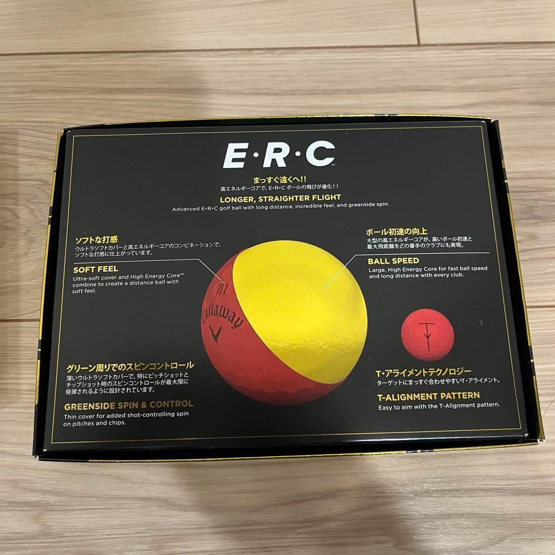 キャロウェイゴルフ ERC ゴルフボール 1ダース レッド_画像2