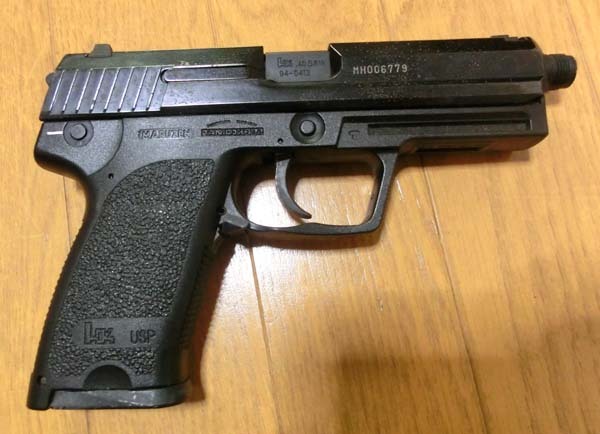 ■マルゼン タニオコバ H&K USP ガス ブローバックガン 中古 動作安定せず JUNK品_画像2