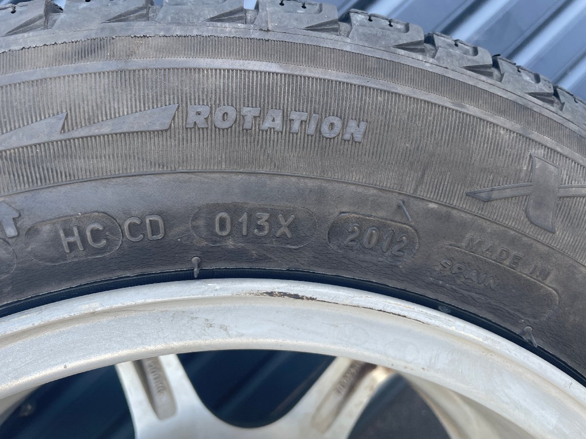 【中古品】INTERMILANO AZSPORTS SS-6 MICHELIN X-ICE 175/65R14 2012年製【タイヤ＆ホイール４本セット】_画像5