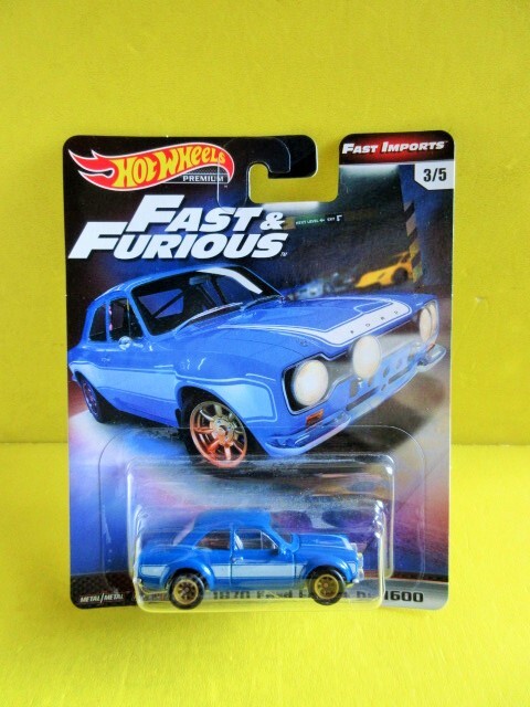 HW PREMIER FAST & FURIOUS FAST IMPORTS 1970 FORD ESCORT RS 1600_画像1