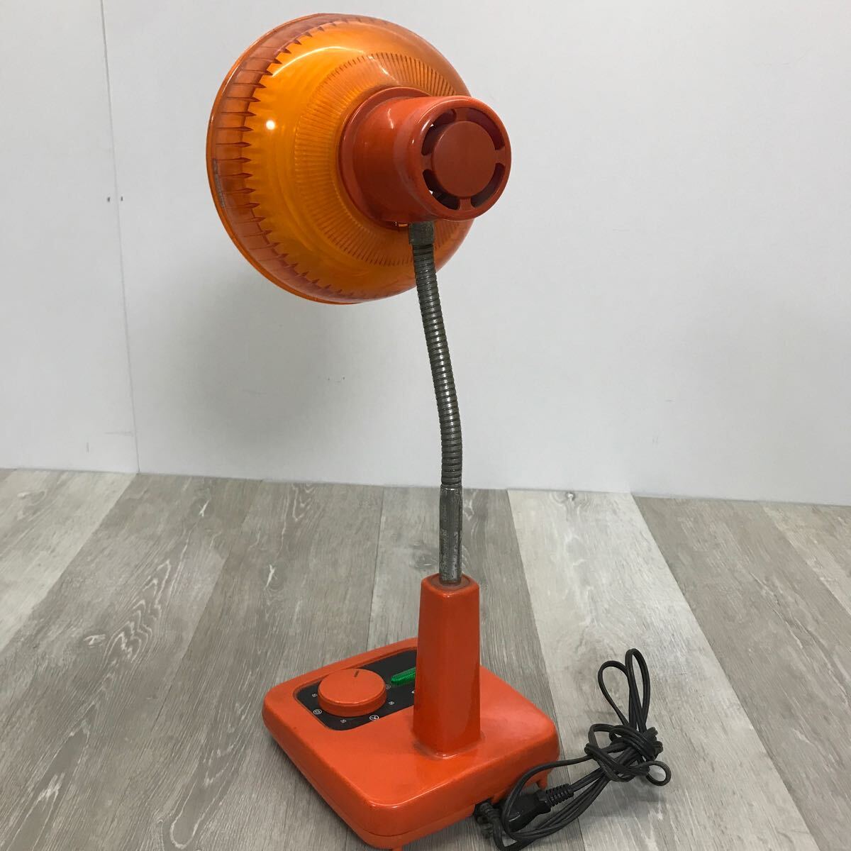 505 sharp SHARP настольный arm лампа подставка свет LS-920 стол электрический электрический подставка настольный свет настольное освещение Showa Retro orange 