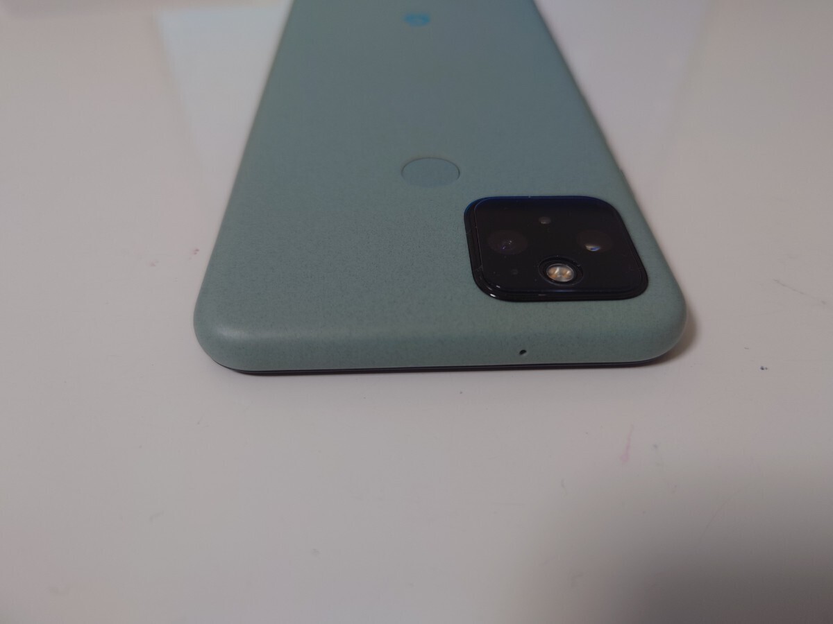 Google pixel 5 /SIMフリー(au)/ 128gb/Sorta Sage/中古美品_画像5