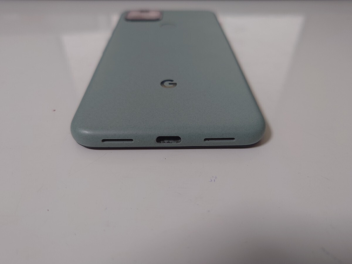 Google pixel 5 /SIMフリー(au)/ 128gb/Sorta Sage/中古美品_画像3