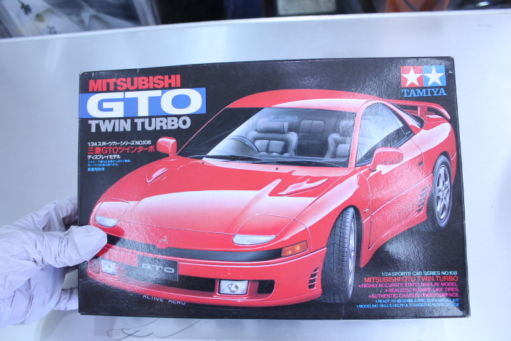 D4*TAMIYA 1/24 Mitsubishi GTR twin turbo не сборный товар осмотр ) Tamiya Мицубиси MITSUBISHI TWIN TURBO