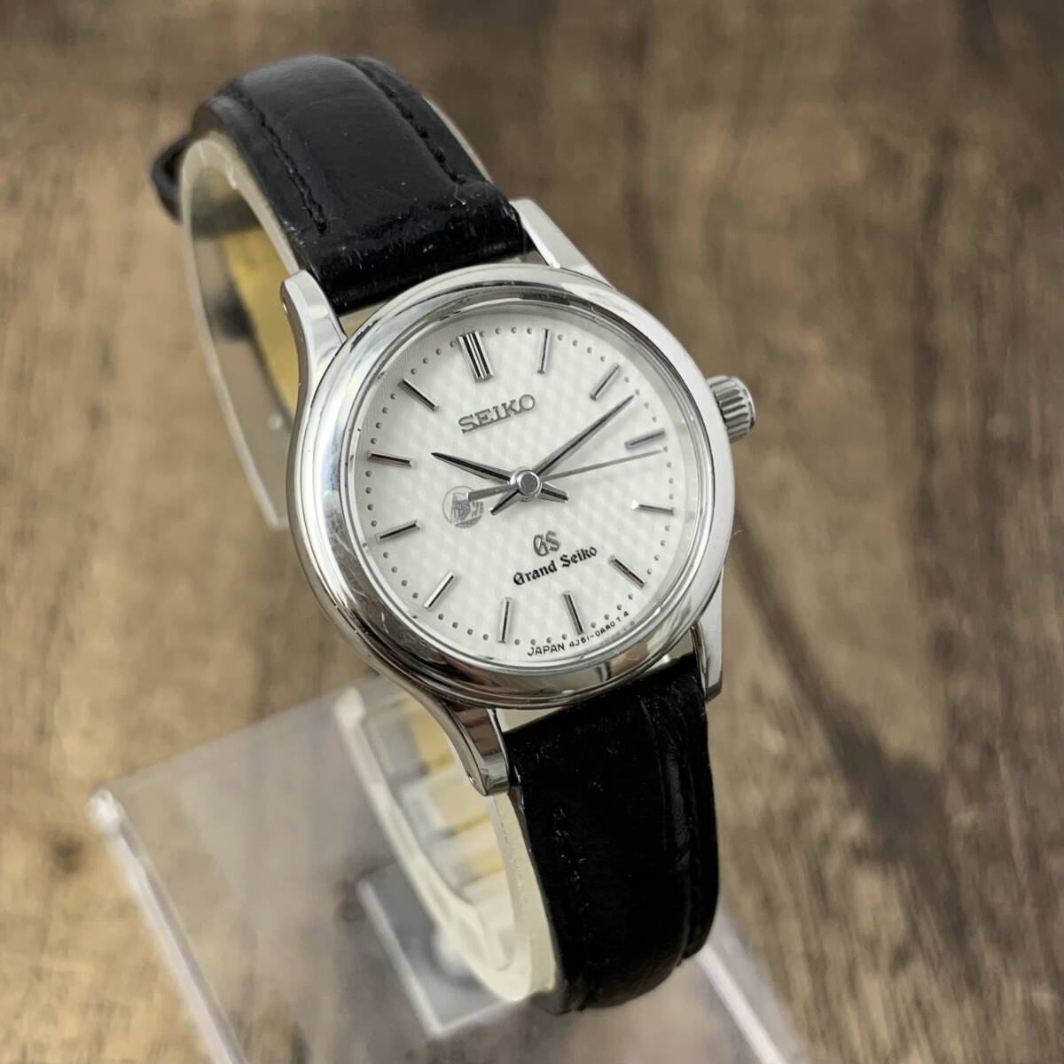 正規品 SEIKO/セイコー グランドセイコー STGF029/4J51-0AA0　クォーツ メンズ 100m防水 レディース腕時計 磨き済 動作良好 シルバー GS_画像3