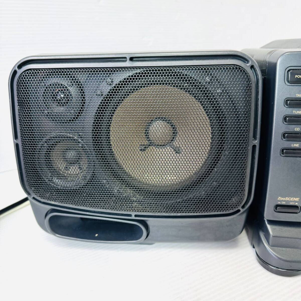 【希少動作品】SANYO サンヨー PH-Z300 ZooSCENE CDラジオカセット バブルラジカセ　音響機器_画像3