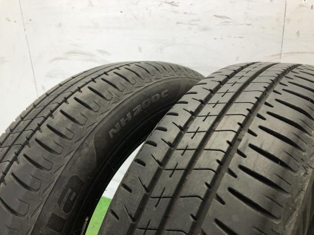 夏タイヤ ブリヂストン エコピア NH200C 175/65R15 6mm 2022年製造 2本セット_画像1