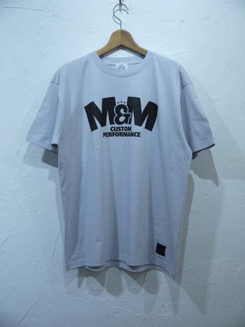 M&M PRINT S/S T-SHIRT(24-MT-005)/F.PURPLE/XLsize/新品・未使用_画像1