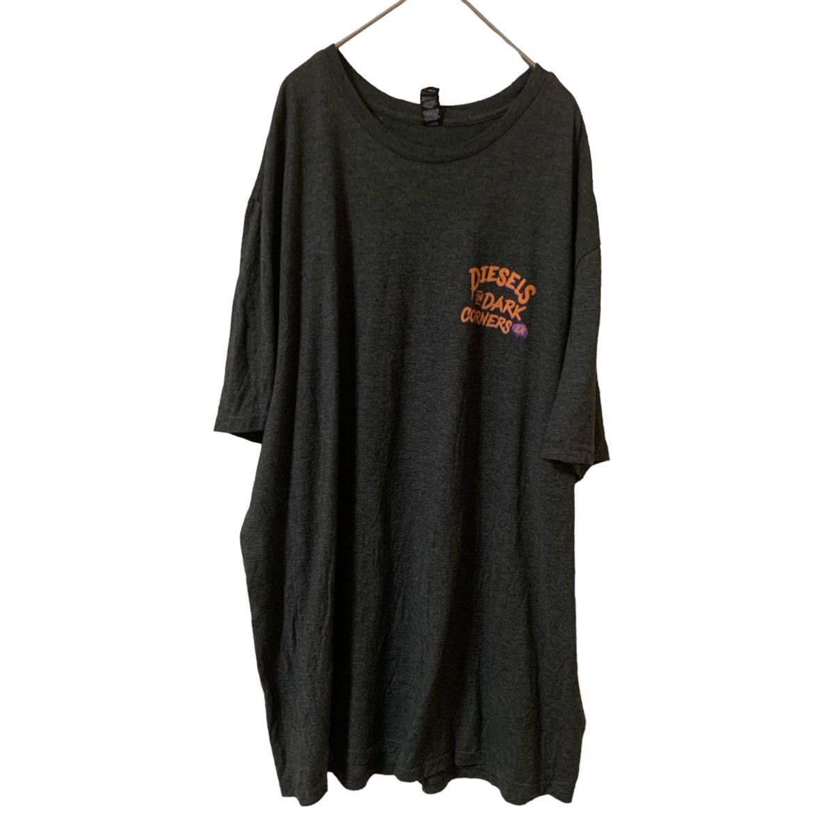【US古着】グッドデザイン ダークグレー 3XL Tシャツ 半袖 レギュラーヴィンテージ プリント メンズ レディース