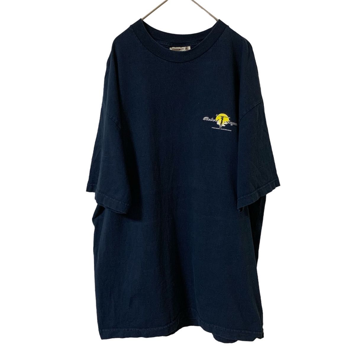 【US古着】グッドデザイン ブラック XL サーフ Tシャツ 半袖 レギュラーヴィンテージ プリント メンズ レディース