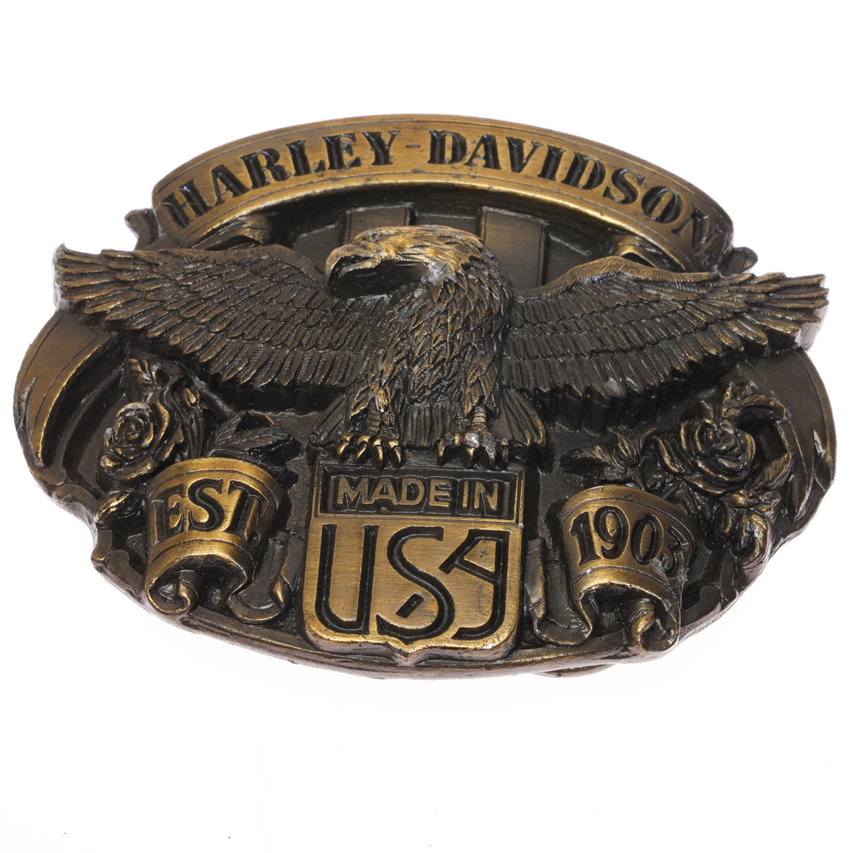 ハーレーダビッドソン イーグル バックル ベルト USA Harley-Davidson