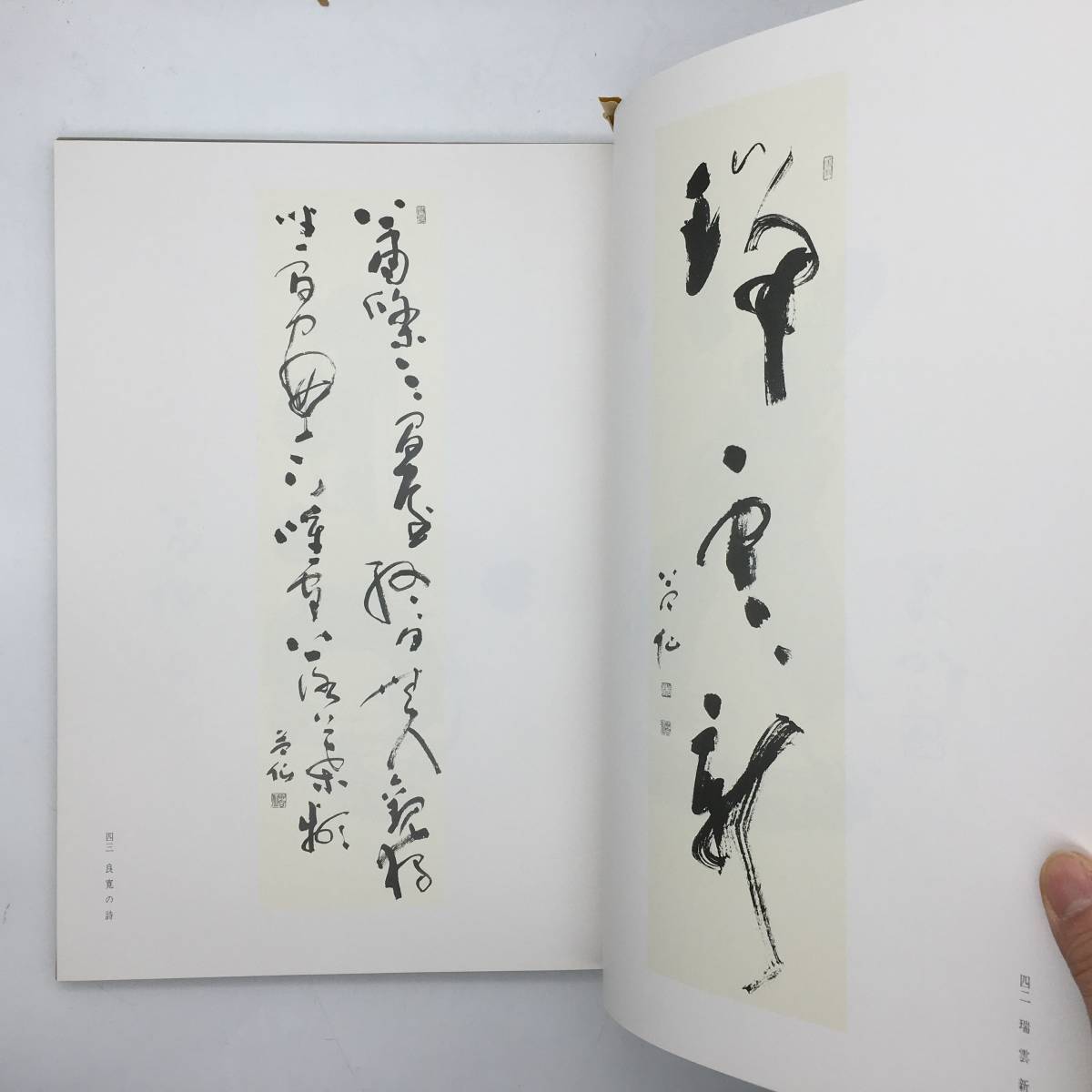 大型本　献呈署名入『周藤苔仙の書』　求竜堂　1986年　作品112点掲載、落款一覧　定価39000円　書道　作品集_画像6