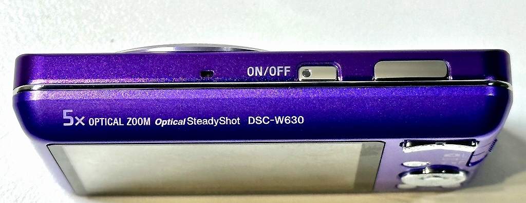 中古カメラ ソニー コンパクトデジカメ SONY サイバーショット DSC-W630、SDカード付属、修理前提のジャンク扱いの画像5