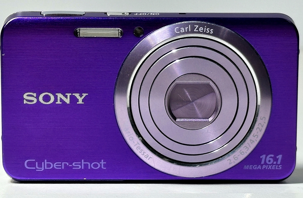 中古カメラ ソニー コンパクトデジカメ SONY サイバーショット DSC-W630、SDカード付属、修理前提のジャンク扱いの画像3
