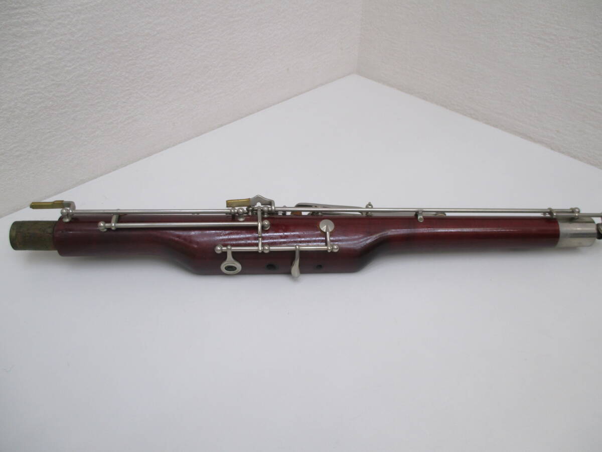 楽器祭 W.Schreiber シュライバー ファゴット ジャンク扱い 音出し未確認 木管楽器 ドイツ製 ケース付き_画像2