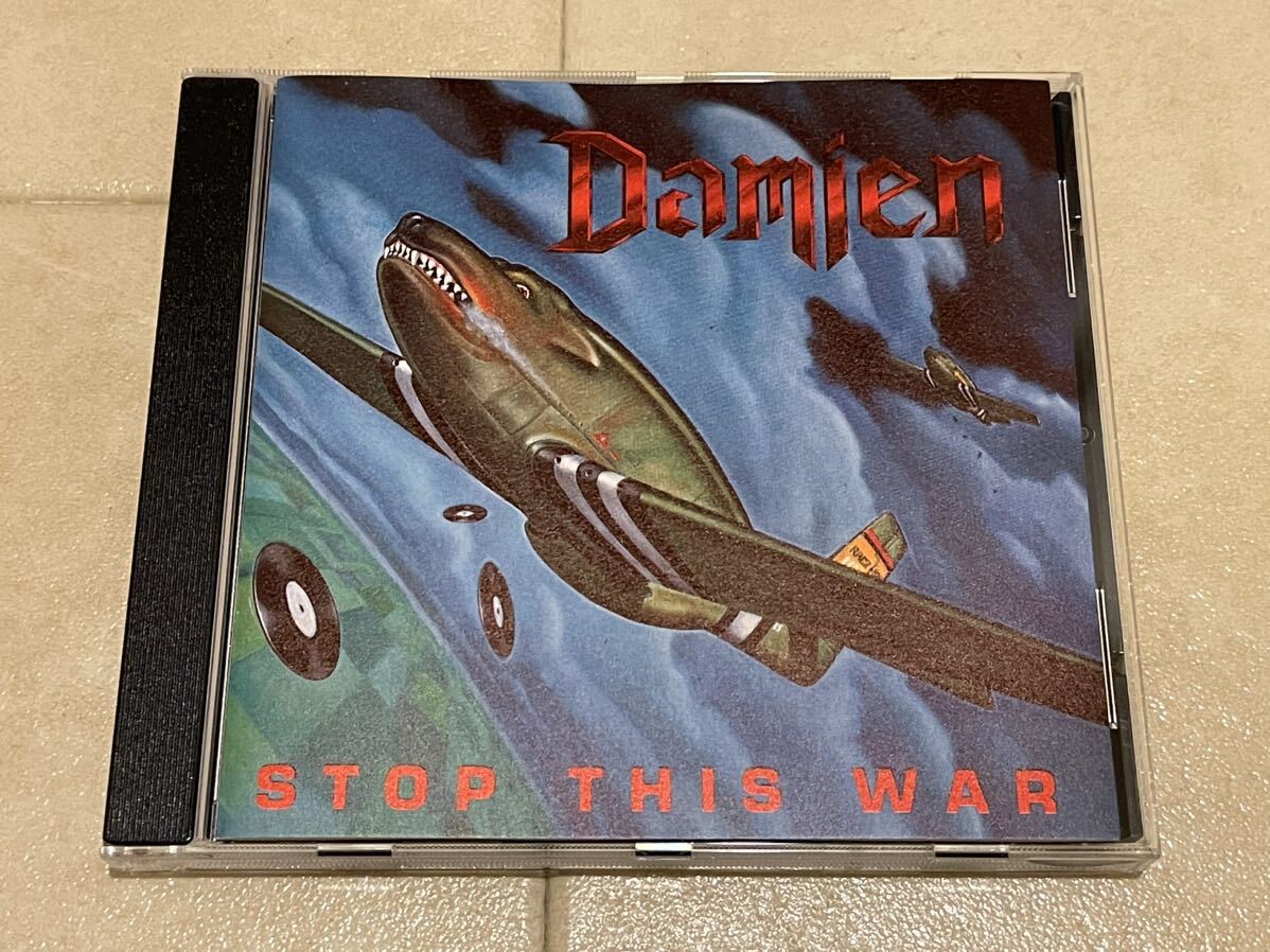 ■DAMIEN-Stop This War ZYX Metallic 1989年 ZM1015-2 西ドイツオリジナル盤CD 正規品 廃盤 正統派/パワーメタル_画像1
