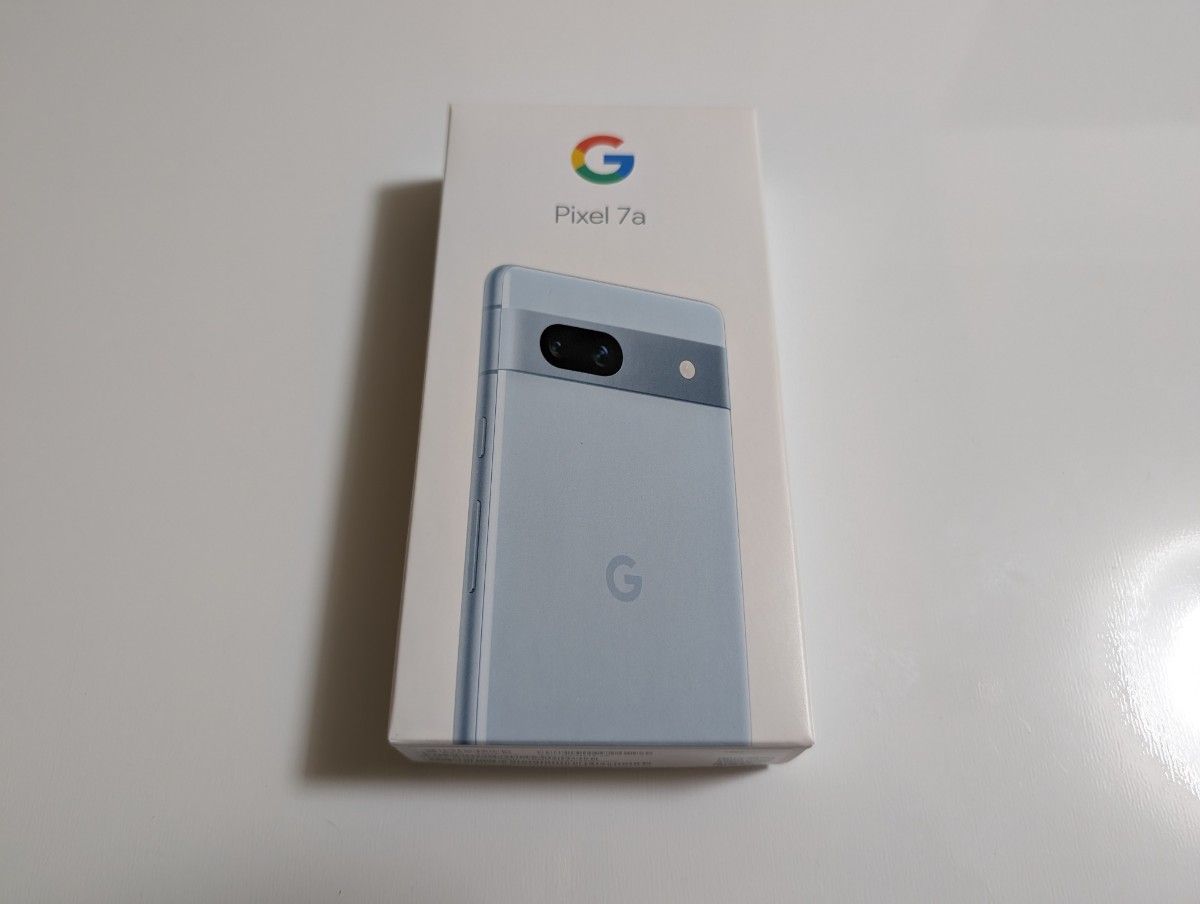 【新品】Pixel 7a Sea Googleストア版 SIMフリー 青 ブルー 水色 グーグルピクセル 一括購入