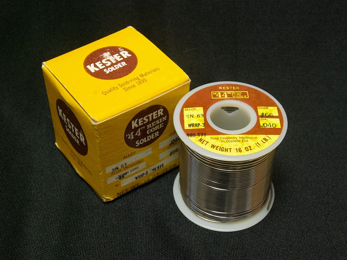 ♪♪Kester "44" Solder 63/37 切売り1m、ケスター ビンテージ・ハンダ 半田♪♪_画像1