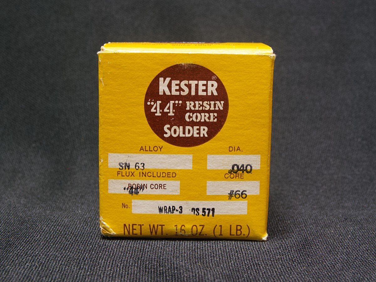 ♪♪Kester "44" Solder 63/37 切売り1m、ケスター ビンテージ・ハンダ 半田♪♪_画像3