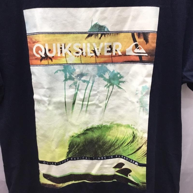Quiksilver L クイックシルバー Tシャツ 半袖 T Shirt 紺 / ネイビー / 10110627_画像6