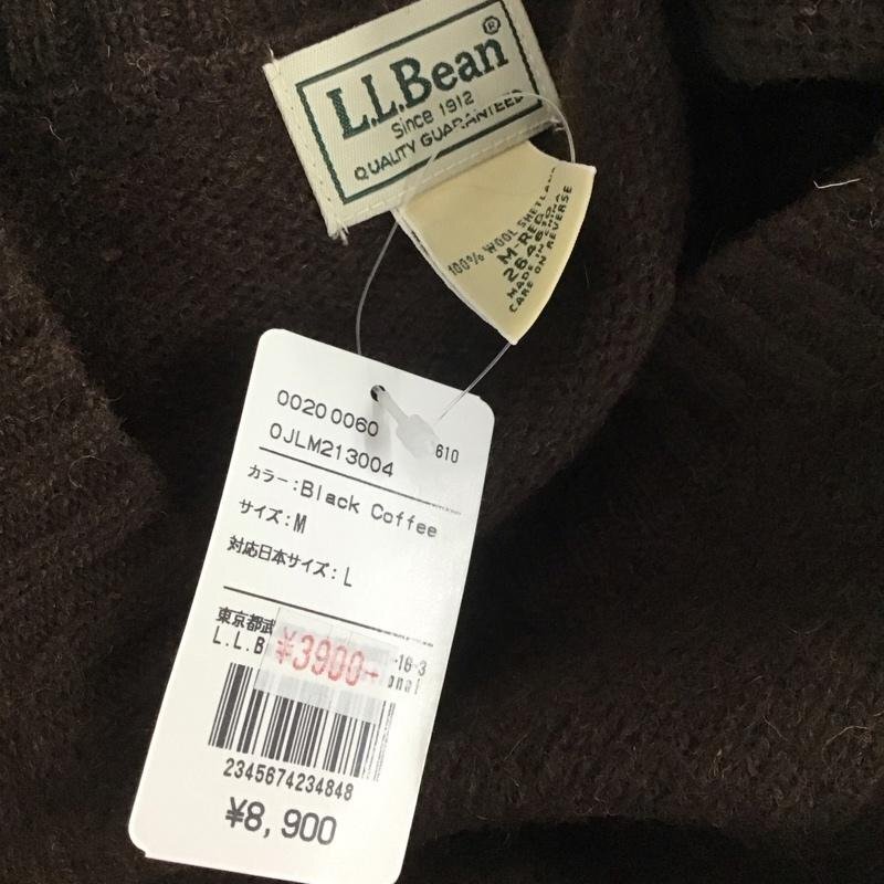 L.L.Bean M エルエルビーン ニット、セーター 長袖 264610 Vネック タグ付き ウール Knit Sweater 10111245_画像6