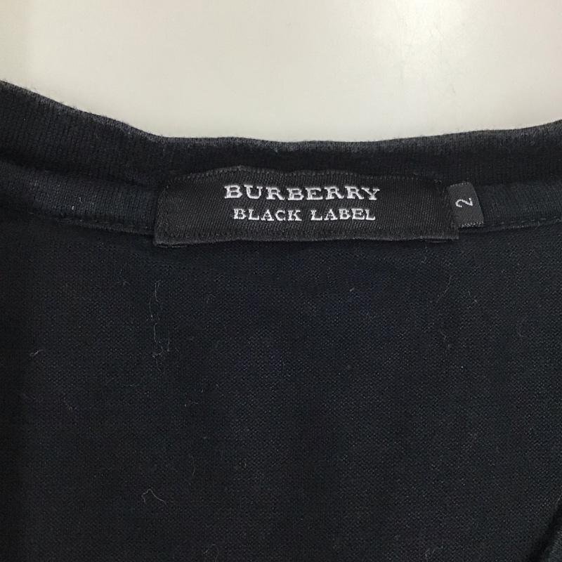 BURBERRY BLACK LABEL 2 バーバリーブラックレーベル Tシャツ 半袖 半袖カットソー プリントTシャツ Vネックカットソー 10111329_画像7